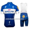Set Fietsshirt + Korte Koersbroek 2018 Quick Step Floors Dames N001